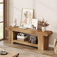 TV Stand for 55 65 70 75 Inch TV, 63" Modern Entertainment Center for Living Room with 2-Tier Open Storage, Heavy Duty TV Console with Thick U-Shaped Legs