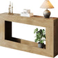 Vividwood 63" Farmhouse Console Table - Modern Sofa Table with Storage (Natural)