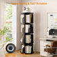 Vividwood 360° Spinning Bookshelf - 4-Tier Corner Organizer for Small Spaces & Kids Rooms